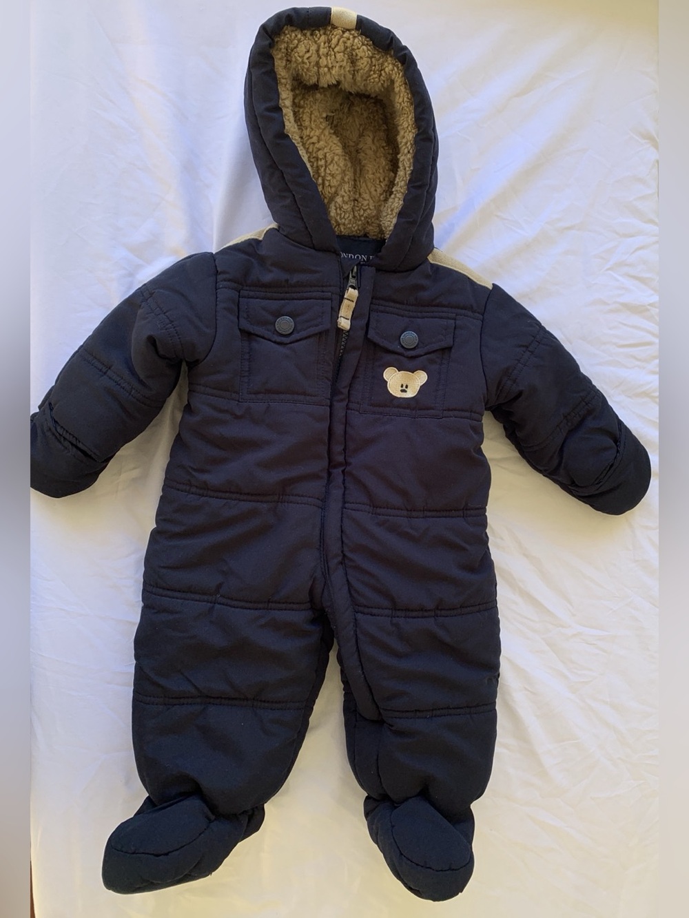 London Fog Infant Boys Puffer Snowsuit